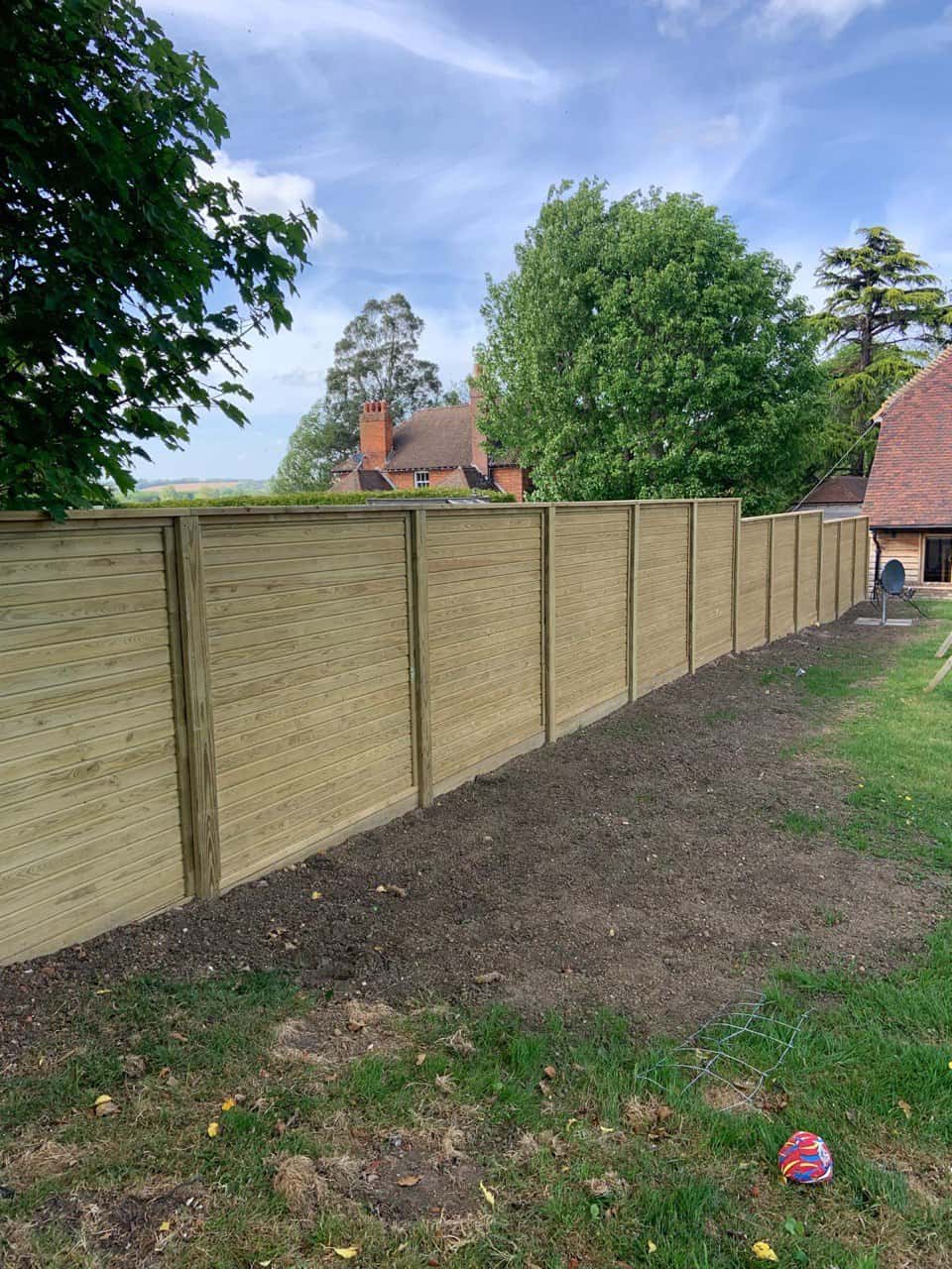This is a photo of an acoustic fence installed by Fast Fix Fencing Red Lodge