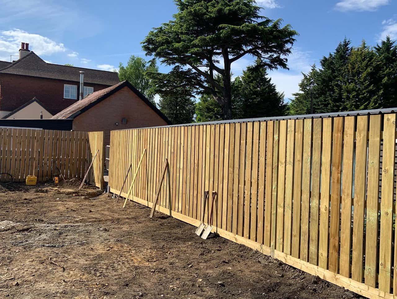 This is a photo of Bespoke custom fencing installed by Fast Fix Fencing Red Lodge